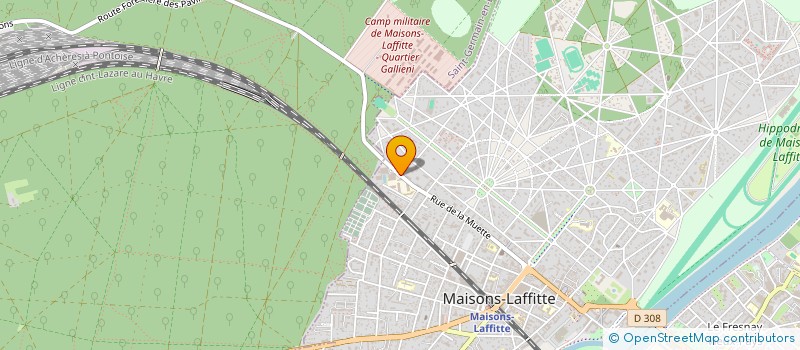 localisation de l'entreprise BRIDGE CLUB DE MAISONS LAFFITTE à MAISONS-LAFFITTE