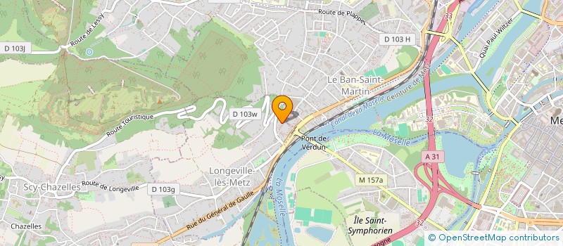 localisation de l'entreprise BRIDGE CLUB DE METZ à LONGEVILLE-LES-METZ