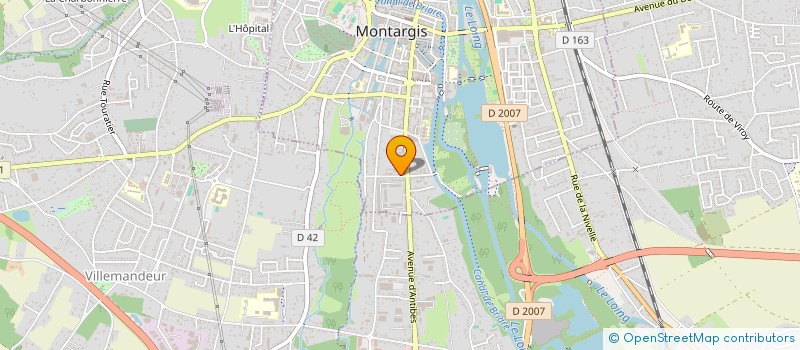 localisation de l'entreprise BRIDGE-CLUB DE MONTARGIS à MONTARGIS