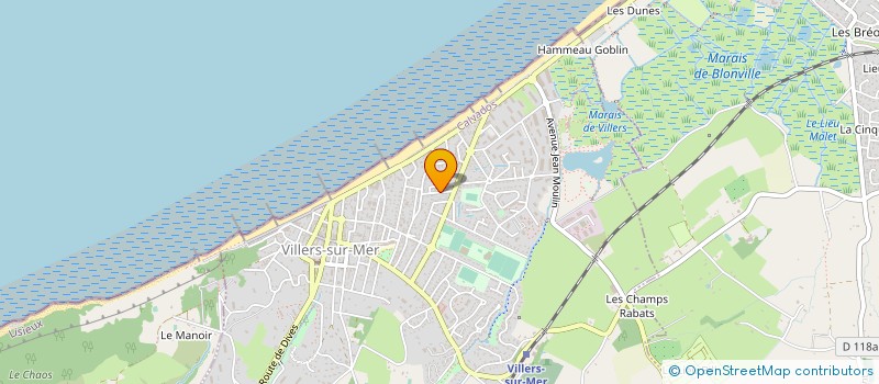 localisation de l'entreprise BRIDGE CLUB DE PONT L'EVEQUE  VILLERS-SUR-MER