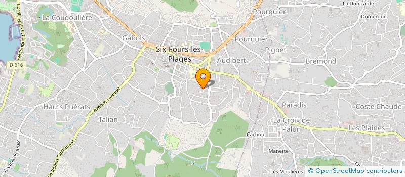 localisation de l'entreprise BRIDGE CLUB DE SIX FOURS à SIX-FOURS-LES-PLAGES