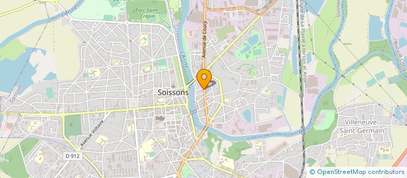 localisation de l'entreprise BRIDGE CLUB DE SOISSONS à SOISSONS