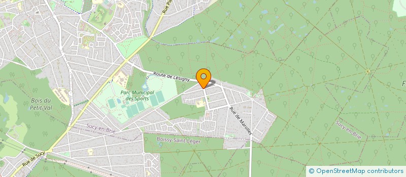 localisation de l'entreprise BRIDGE CLUB DE SUCY  SUCY-EN-BRIE