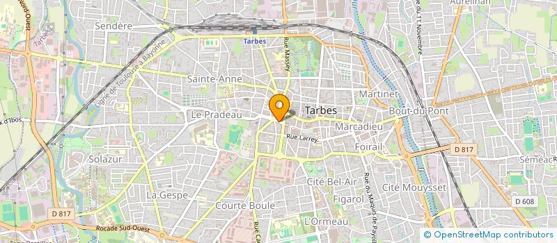 localisation de l'entreprise BRIDGE CLUB DE TARBES HARMONIE  TARBES