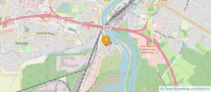 localisation de l'entreprise BRIDGE CLUB DE THIONVILLE  THIONVILLE