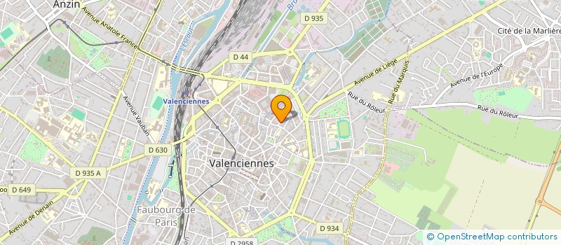 localisation de l'entreprise BRIDGE CLUB DE VALENCIENNES  VALENCIENNES