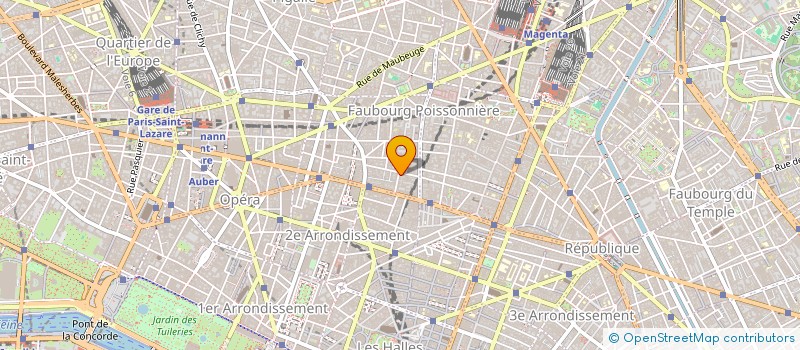 localisation de l'entreprise BRIDGE CLUB DROLES DE DAMES à PARIS