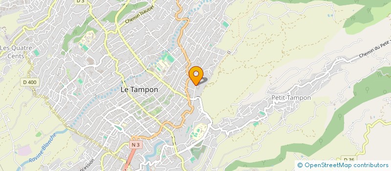 localisation de l'entreprise BRIDGE CLUB DU TAMPON  LE TAMPON