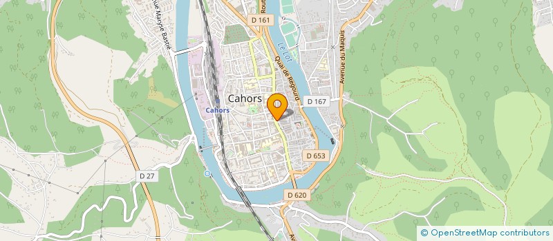 localisation de l'entreprise BRIDGE CLUB DU THEATRE  CAHORS