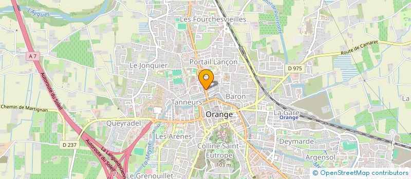 localisation de l'entreprise BRIDGE CLUB ORANGEOIS à ORANGE