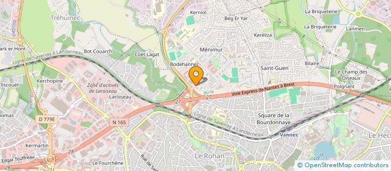 localisation de l'entreprise BRIDGE CLUB VANNETAIS à VANNES