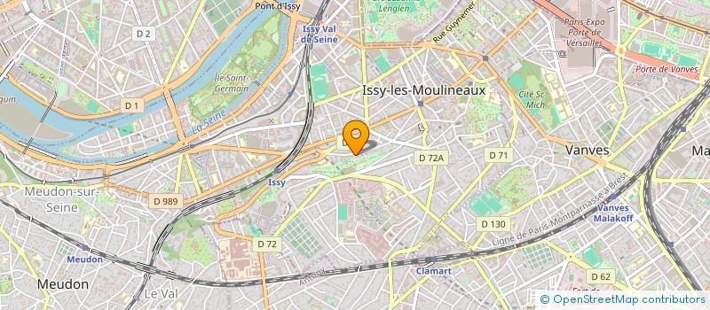 localisation de l'entreprise BRIDGE CONSULTING à ISSY-LES-MOULINEAUX