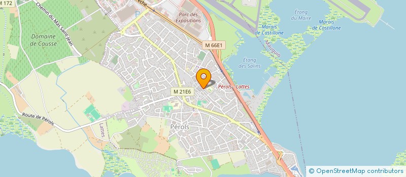 localisation de l'entreprise BRIDGE PEROLIEN  PEROLS