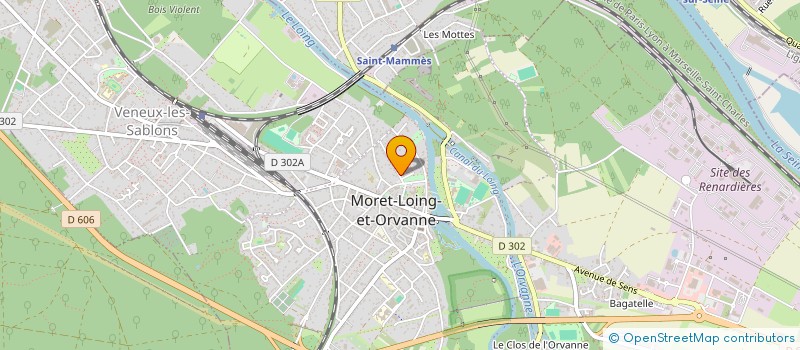 localisation de l'entreprise BRIDGE POUR TOUS A VENEUX  MORET-LOING-ET-ORVANNE