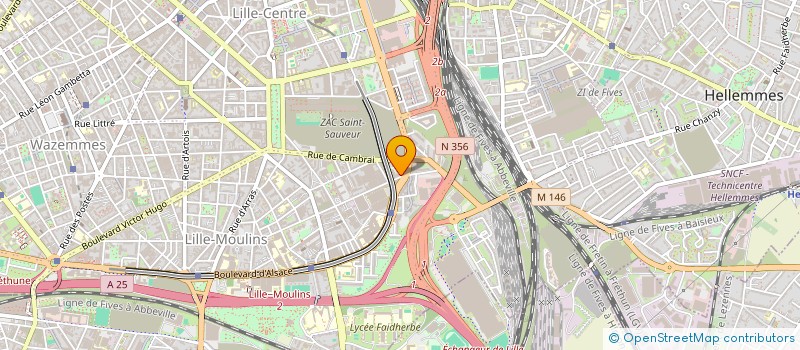 localisation de l'entreprise BRIDGE TMC  LILLE