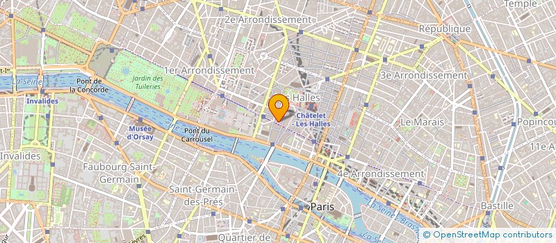 localisation de l'entreprise BRIDGE+TUNNEL FRANCE  PARIS