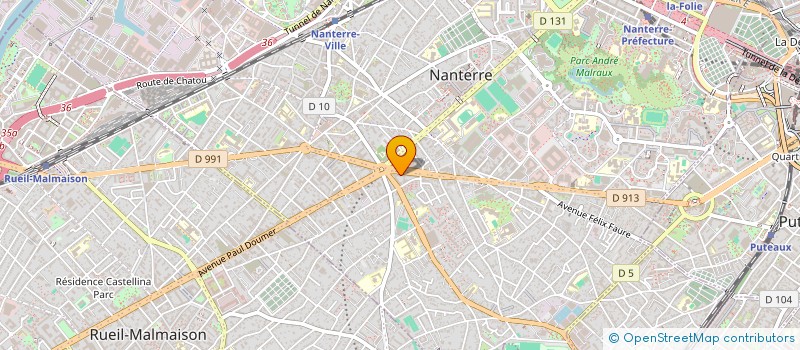 localisation de l'entreprise BRIDGES à NANTERRE
