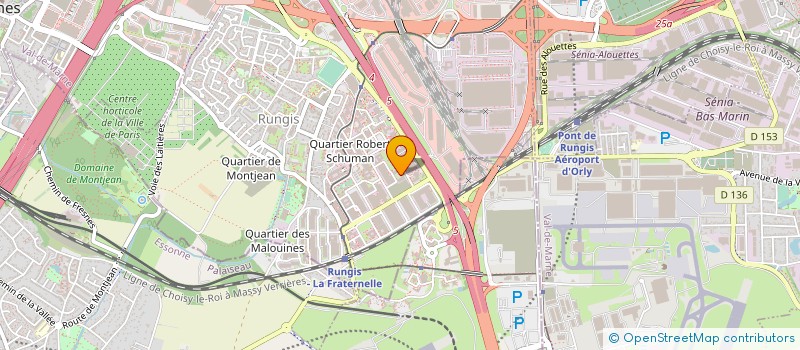 localisation de l'entreprise BRIDGESTONE FRANCE à RUNGIS