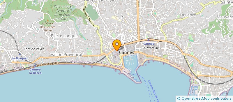 localisation de l'entreprise BRIDGET à CANNES