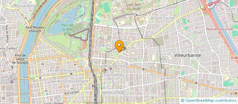 localisation de l'entreprise BRIDGETOWN  VILLEURBANNE