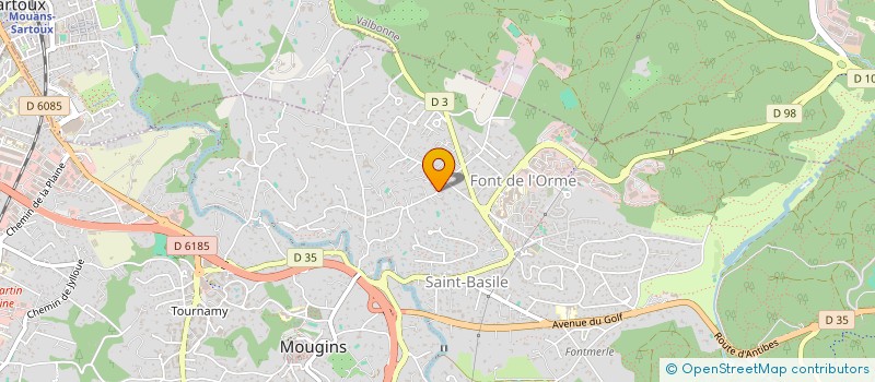 localisation de l'entreprise BRIDGEWISE ADVISORY à MOUGINS