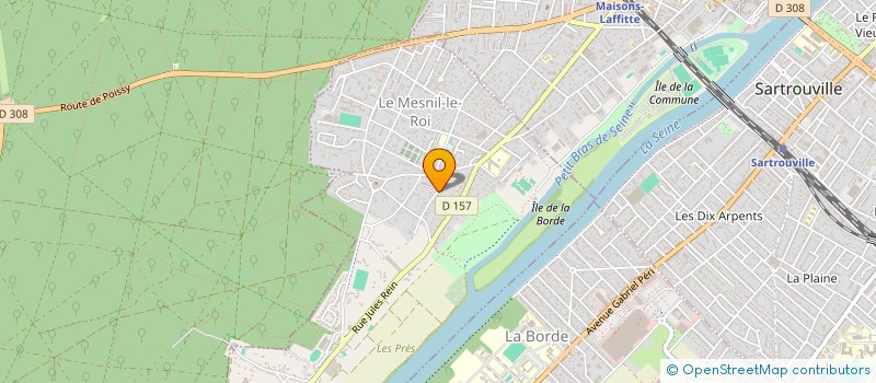 localisation de l'entreprise BRIDGIN à LE MESNIL-LE-ROI