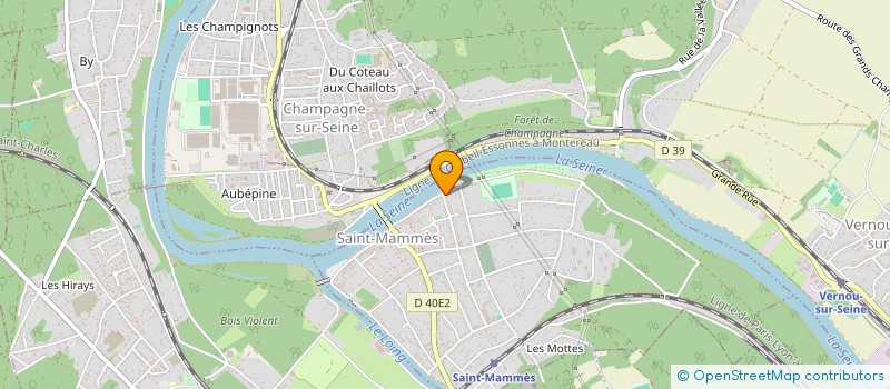 localisation de l'entreprise BRIDIERS GREGORY ET ASSOCIES à SAINT-MAMMES