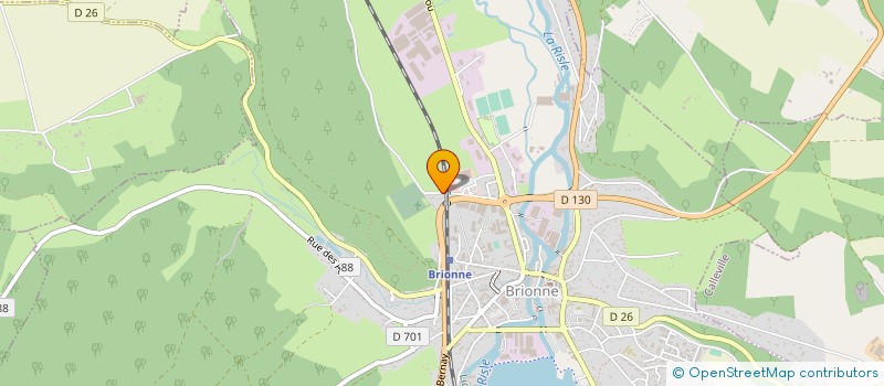 localisation de l'entreprise BRIDIS  BRIONNE