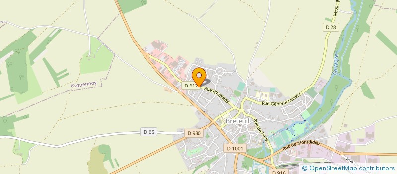 localisation de l'entreprise BRIDODE à BRETEUIL