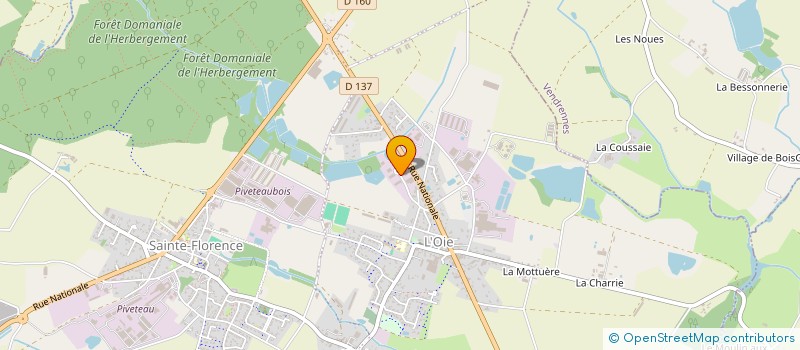 localisation de l'entreprise BRIDONNEAU ELEVAGE à SAINT-MARTIN-DES-NOYERS