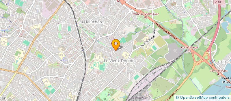 localisation de l'entreprise BRIDORAJU  NANTES