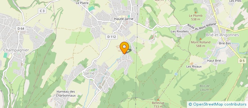 localisation de l'entreprise BRIE ALPES SOARING (B.A.S.)  JARRIE