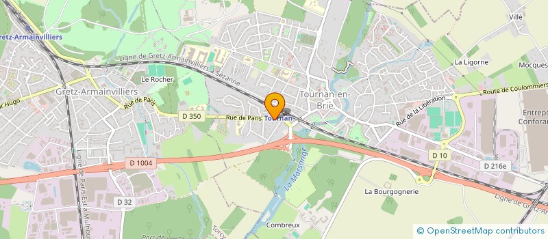 localisation de l'entreprise BRIE ECO HABITAT à GRETZ-ARMAINVILLIERS