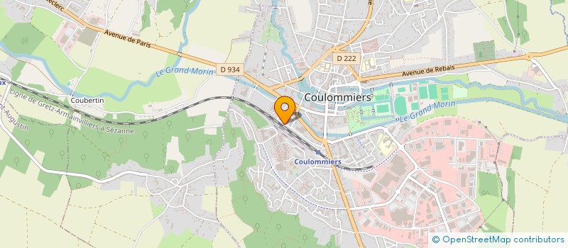 localisation de l'entreprise BRIE PIECES ET OUTILLAGE à COULOMMIERS