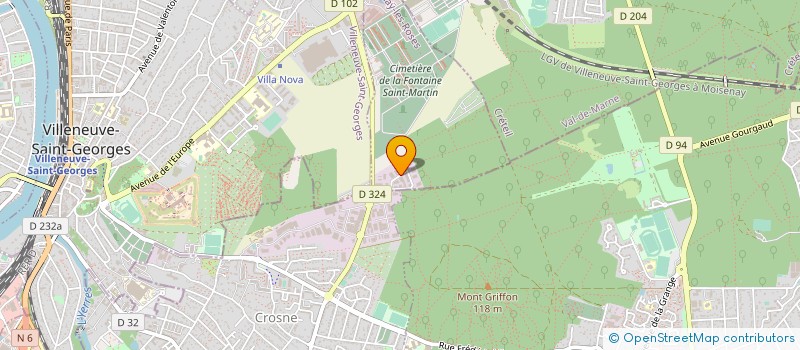 localisation de l'entreprise BRIE TECHNIQUE BATIMENT à VALENTON