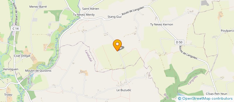 localisation de l'entreprise BRIEC ATELIER COUTURE  BRIEC