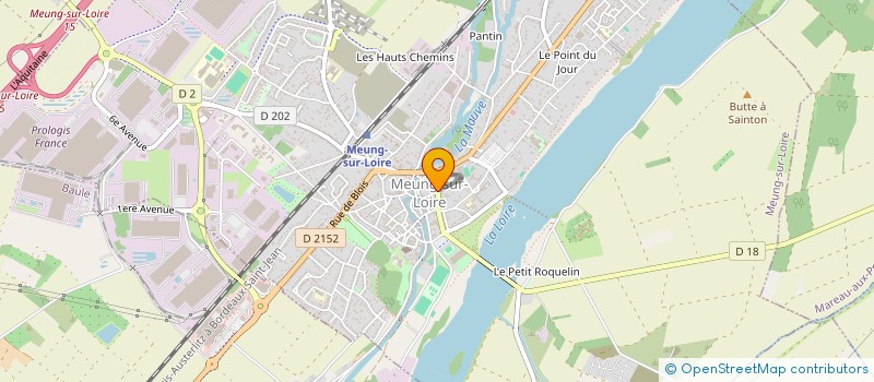 localisation de l'entreprise BRIEF-JAUNET & ASSOCIES à MEUNG-SUR-LOIRE