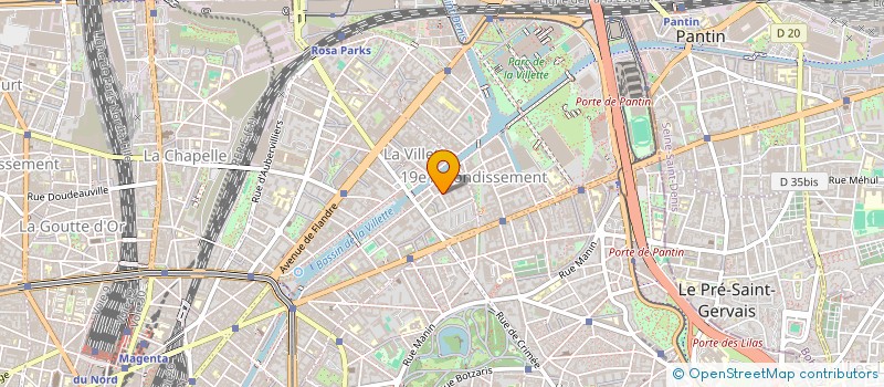 localisation de l'entreprise BRIEF MEDIA  PARIS