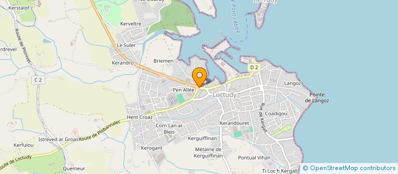 localisation de l'entreprise BRIEMEN  LOCTUDY