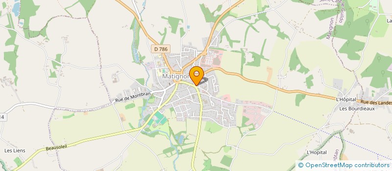 localisation de l'entreprise BRIEND CHESNAIS  MATIGNON