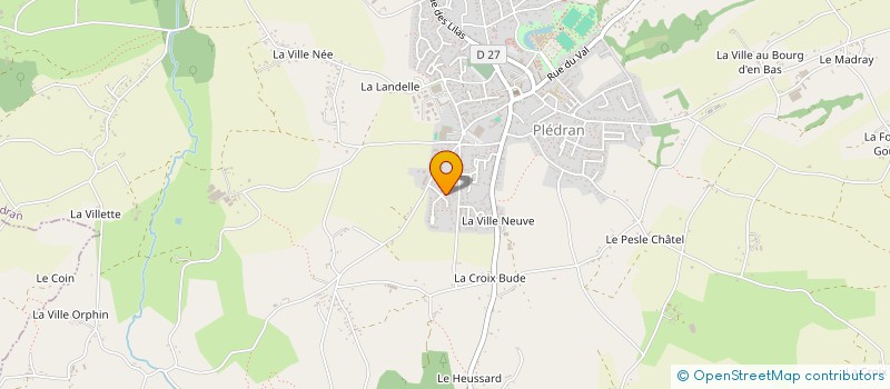 localisation de l'entreprise BRIEND KAR'LAGE à PLEDRAN