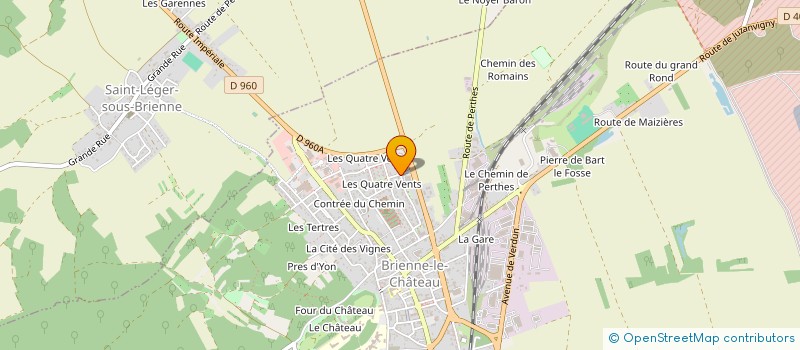 localisation de l'entreprise BRIENNE AUTOS à BRIENNE-LE-CHATEAU