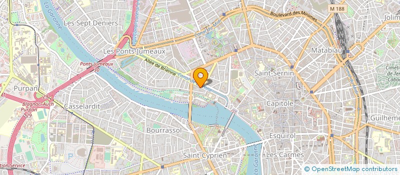 localisation de l'entreprise BRIENNE IMMOBILIER  TOULOUSE