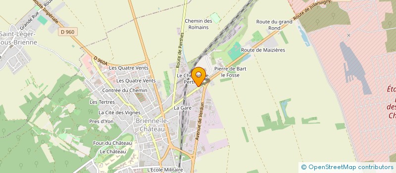 localisation de l'entreprise BRIENNE LOCATION à BRIENNE-LE-CHATEAU