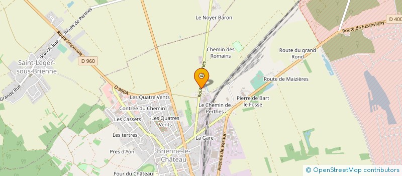 localisation de l'entreprise BRIENNE VIANDES à BRIENNE-LE-CHATEAU