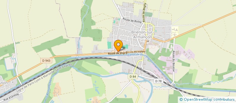 localisation de l'entreprise BRIENON MARINE  BRIENON-SUR-ARMANCON