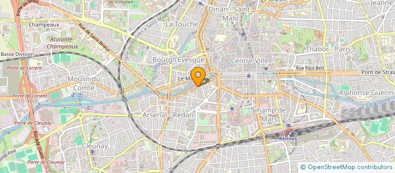 localisation de l'entreprise BRIENS FLORIAN ET JEHANNE à RENNES