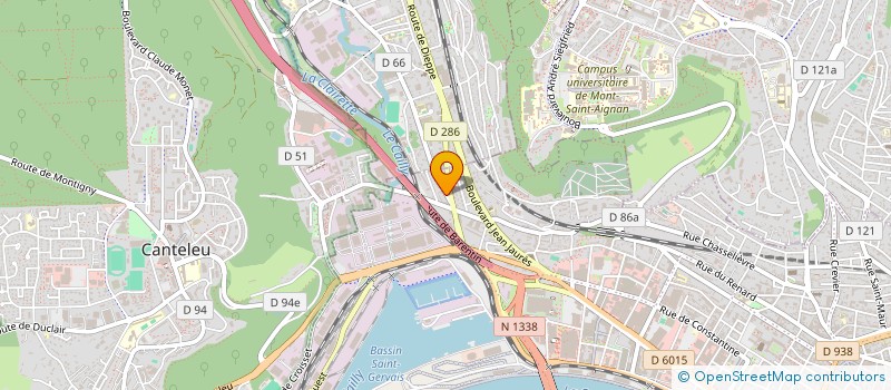 localisation de l'entreprise BRIERE-HUROT  ROUEN