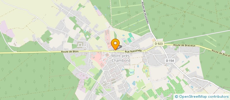 localisation de l'entreprise BRIERE NICOLAS IMMOBILIER  MONT-PRES-CHAMBORD