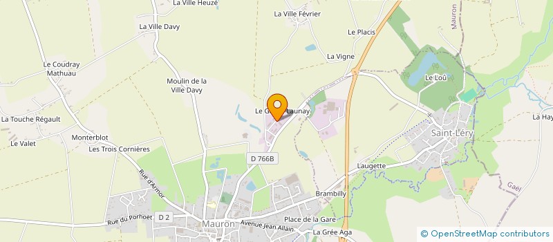 localisation de l'entreprise BRIERO à MAURON